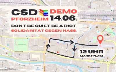 CSD Pforzheim 2025: Die Demoroute